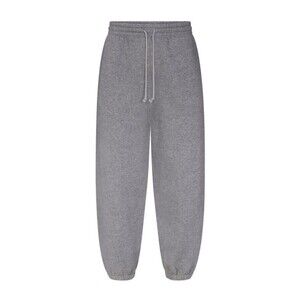 Skims Fleece Lounge Men's Tapered Jogger in Dark Heather Grey
